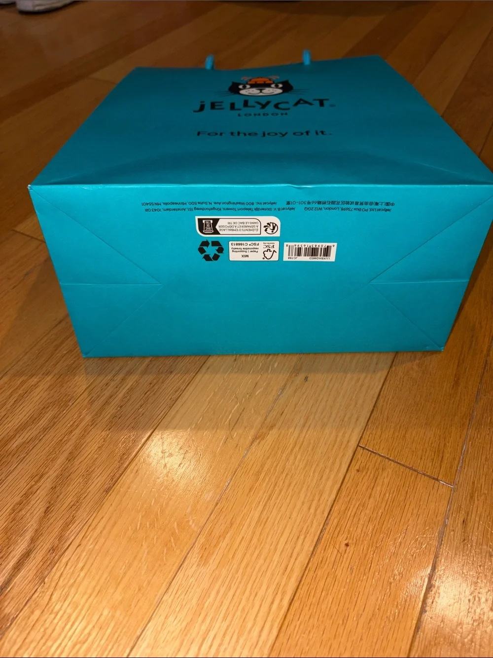 Jellycat shopping bag